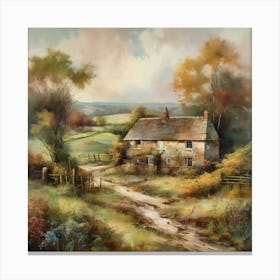 Country Cottage..2 1 Canvas Print