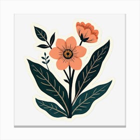 Blooming Flowers Canvas Print