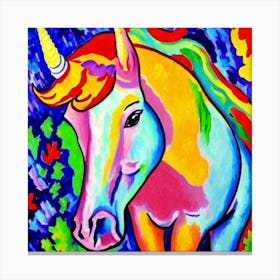 Unicorn Beauty Canvas Print