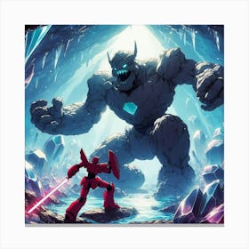 Giant Robot Canvas Print