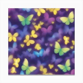 Colorful Butterflies Canvas Print