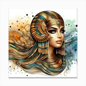 Egyptian Woman 19 Canvas Print