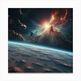 Amazing space viewing  Canvas Print