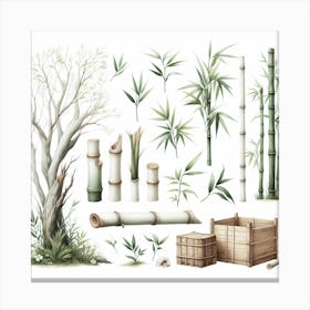 Bamboo 5 Canvas Print