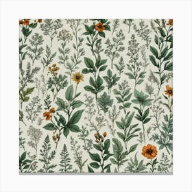 Botanical Print 3 Canvas Print