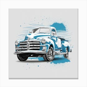 Vintage Truck Canvas Print