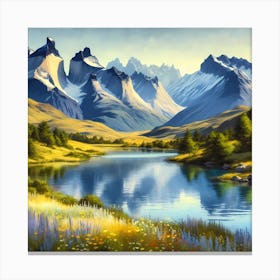 Mountain Landscape 2 Canvas Print