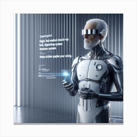 Futuristic Man 44 Canvas Print