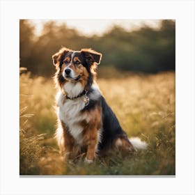 Australian Shepherd Dog Canvas Print