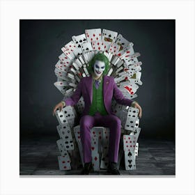 Joker Throne 1 Canvas Print