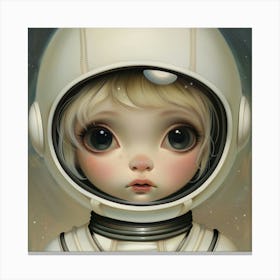 Little Astronaut Canvas Print