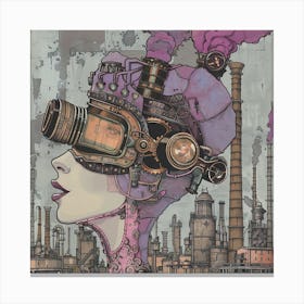 Steampunk Girl 4 Canvas Print