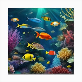 Coral Reef 7 Canvas Print