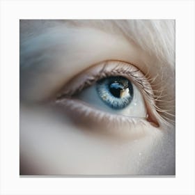 Close Up Of A Girl'S Eye Canvas Print