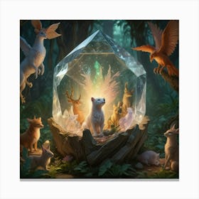 Crystal Sphere Canvas Print