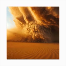 Sandstorm In The Desert 1 Canvas Print