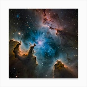 Stock Photography A Nebula Forming New Stars 1(1) Canvas Print