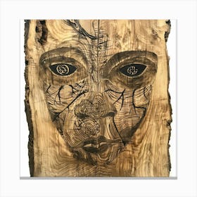 Face Of The Forest Canvas Print