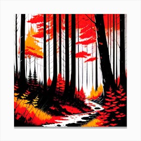 Autumn In The Woods 5 Canvas Print