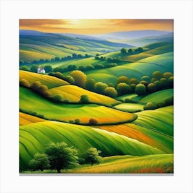 Landscape Painting 158 Canvas Print