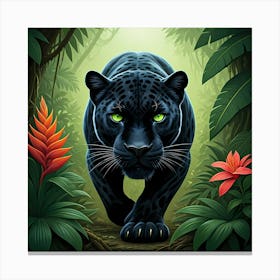 Prowling Panther Canvas Print