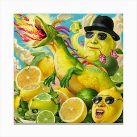 A Vibrant And Surreal Illustration By Gin Lemons F 2xouqlg8sjsiw4clh8wrug 7t3tnzlqqqcihs7 79tlna Canvas Print