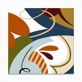 Abstract 3 Square Canvas Print
