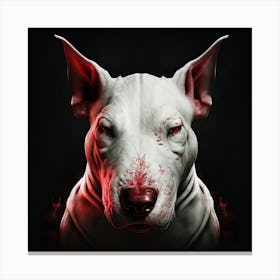Bull terrier Canvas Print