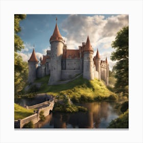 Fairytale Castle 2 Canvas Print