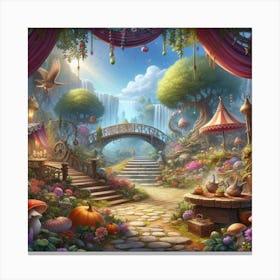 Fairy Garden 1 Canvas Print