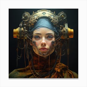 Steampunk Woman 2 Canvas Print