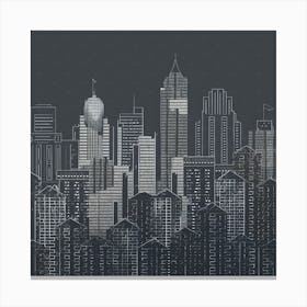 City Skyline Canvas Print