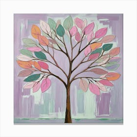 Tree Of Pastel 2 1 Canvas Print