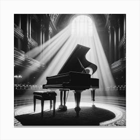 Grand Piano Canvas Print