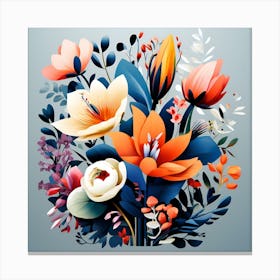 Floral Arrangement Canvas Print