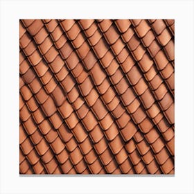 Tile Roof Canvas Print