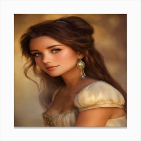 Beauty And The Beast Canvas Print