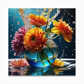 Flowers In A Vase 38 Canvas Print