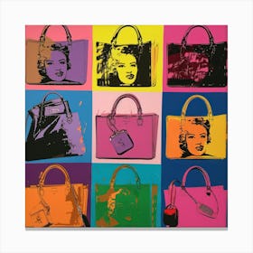 Handbag Pop Art Canvas Print