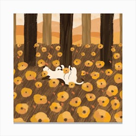 Forest Of Joy Square Canvas Print