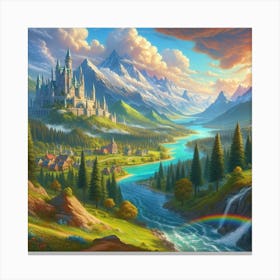 Fairytale Landscape Canvas Print