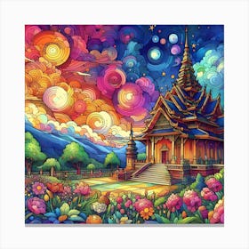 Thailand Painting Canvas Print