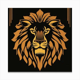 Lion Head 2 Canvas Print