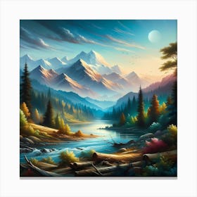 Mountain Landscape 6 Canvas Print