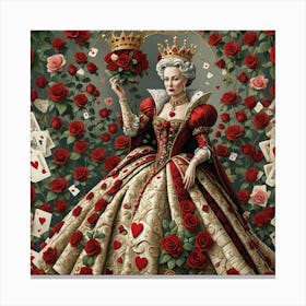 Queen Of Hearts 1 Canvas Print