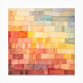 Abstract Watercolor Painting Canvas Print