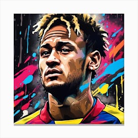 Neymar Jr Canvas Print