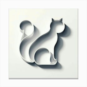 Cat Logo 1 Canvas Print