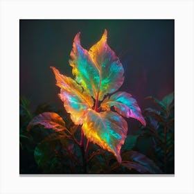 Rainbow Leaf 3 Canvas Print