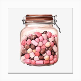 Jar Of Candy 6 Canvas Print